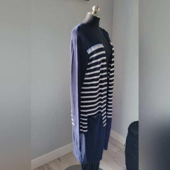 Yest Long Open Cardigan Sweater Sz 12 - Picture 13 of 14